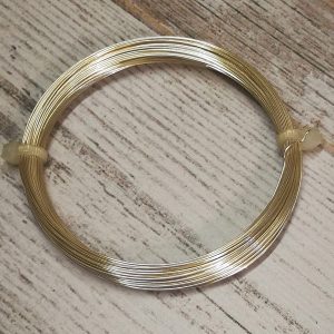 1b - Silver Non Tarnish Copper Craft Wire 0.40mm/26 gauge