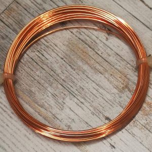 1j - Copper Non Tarnish Craft Wire 0.80mm/20 Gauge