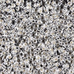 11-1 Silverlined Crystal Miyuki Seed Beads (1 tube)