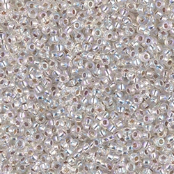 11-1001: Silverlined Crystal AB Miyuki Seed Bead (1 tube)