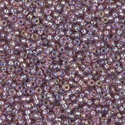 11-1012: Silverlined Smoky Amethyst AB Miyuki Seed Bead (1 tube)
