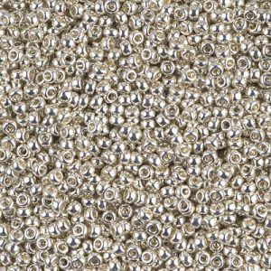 11-1051: Galvinised Silver Miyuki Seed Bead (1 tube)