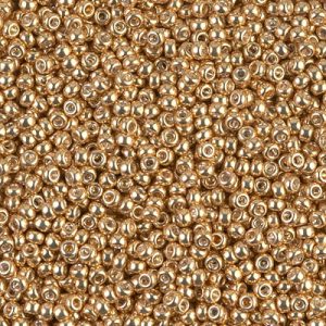 11-1052: Galvinised Gold Miyuki Seed Bead (1 tube)