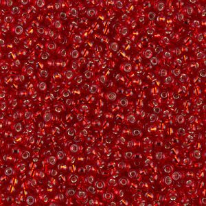 11-11: Silverlined Ruby Miyuki Seed Bead (1 tube)