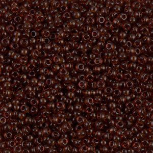 11-134D: Transparent Extra Dark Topaz Miyuki Seed Bead (1 tube)
