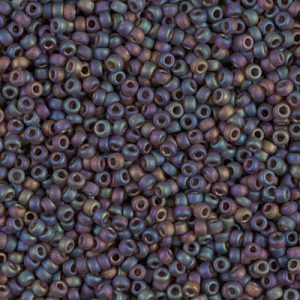 11-135FR: Transparent Root Beer Miyuki Seed Bead (1 tube)