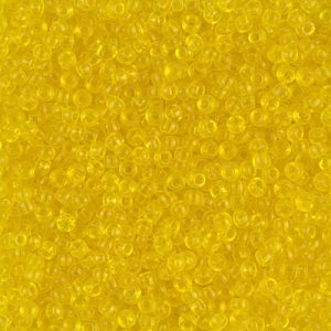 11-136: Transparent Yellow Miyuki Seed Bead (1 tube)