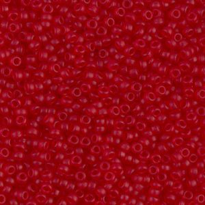 11-141F: Matte Transparent Ruby Miyuki Seed Bead (1 tube)