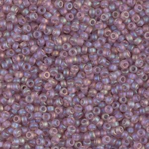 11-142FR: Matte Transparent Smoky Miyuki Seed Bead (1 tube)