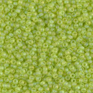 11-143FR: Matte Transparent Charteuse AB Miyuki Seed Bead (1 tube)