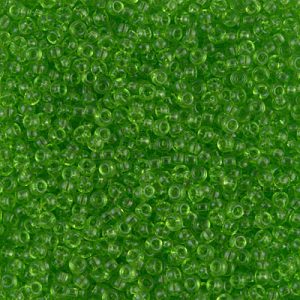 11-144: Transparent Lime Miyuki Seed Bead (1 tube)