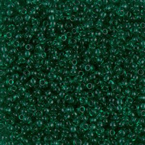 11-147: Transparent Emerald Miyuki Seed Bead (1 tube)