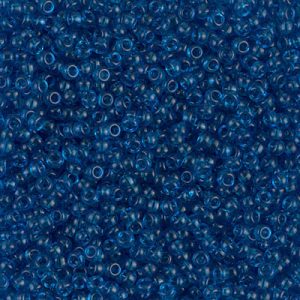 11-149: Transparent Capri Blue Miyuki Seed Bead (1 tube)