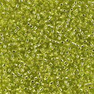 11-14: Silverlined Chartreuse Miyuki Seed Bead (1 tube)