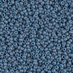 11-2038: Matte Opaque Light Denim Luster Miyuki Seed Bead (1 tube)