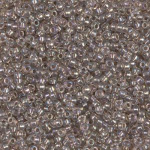 11-2195: Taupe Lined Crystal AB Miyuki Seed Bead (1 tube)