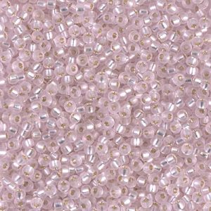 11-22: Dyed Silverlined Carnation Pink Miyuki Seed Bead (1 tube)