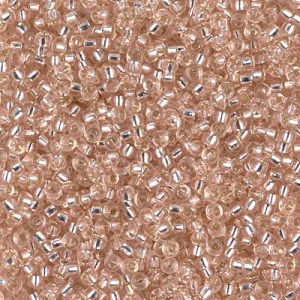 11-23: Silverlined Light Blush Miyuki Seed Bead (1 tube)