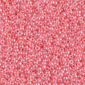 11-2346: Semi-Frosted Coral Ceylon Miyuki Seed Bead (1 tube)