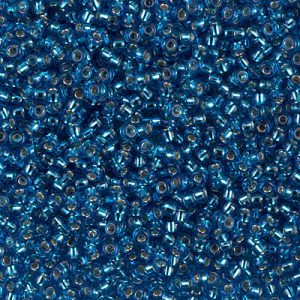 11-25: Silverlined Capri Blue Miyuki Seed Bead (1 tube)