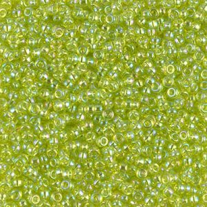 11-258: Transprent Charteuse AB Miyuki Seed Bead (1 tube)