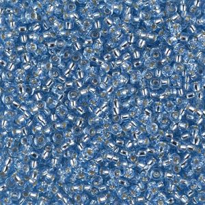 11-28: Silverlined Dark Cornflower Blue Miyuki Seed Bead (1 tubes)
