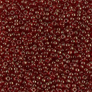 11-309: Dark Red Gold Luster Miyuki Seed Bead (1 tube)