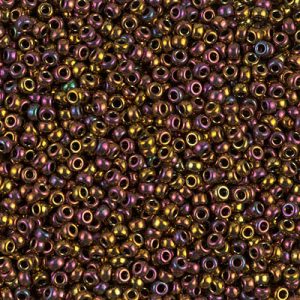 11-462: Metallic Gold Iris Miyuki Seed Bead (1 tube)