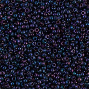 11-469: Metallic Bronze Eggplant Iris Miyuki Seed Bead (1 tube)