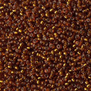 11-5 Silverlined Dark Topaz Miyuki Seed Bead (1 tube)