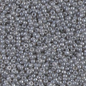 11-526: Silver Gray Ceylon Miyuki Seed Bead (1 tube)
