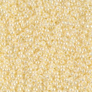 11-527: Butter Cream Ceylon Miyuki Seed Bead (1 tube)