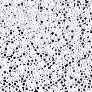 11-528: White Pearl Ceylon Miyuki Seed Bead (1 tube)