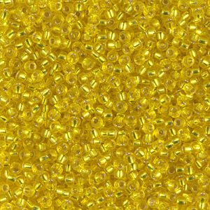 11-6 Silverlined Yellow Miyuki Seed Bead (1 tube)