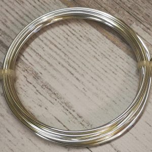 1g - Silver Non Tarnish Copper Craft Wire 1.25mm/16 gauge