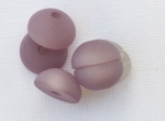 Polaris Half Bead Amethyst 10mm x 5mm Deep PL033