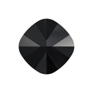14mm 2 Hole Diamond Jet Bead 5180