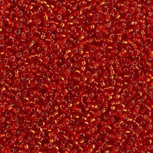 15-10 S/L Flame Red Miyuki Seed Bead
