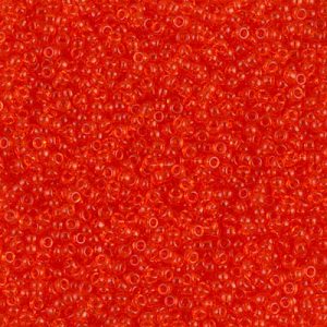 15-139 Tr Tangerine Miyuki Seed Bead