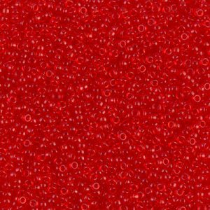 15-140 15/0 Tr Red Orange Miyuki Seed Bead