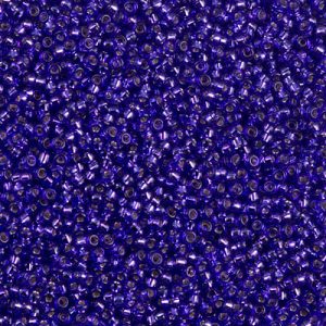 15-1446 Dyed S/L Red Violet Miyuki Seed Bead