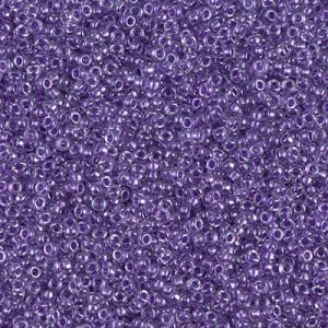 15-1531 Spkl PurpleLined Crystal Miyuki Seed Bead