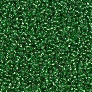 15-16 S/L Green Miyuki Seed Bead