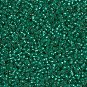 15-17F Matte S/L Emerald Miyuki Seed Bead