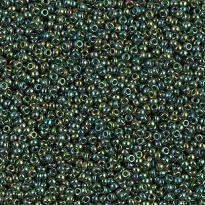 15-1890 Emerald Gold Luster Miyuki Seed Bead
