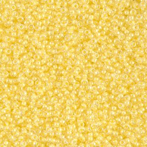 15-201 Yellow Lined Crystal Miyuki Seed Bead