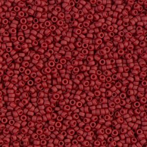 15-2040 Matte Met Brick Red Miyuki Seed Bead