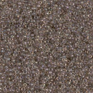 15-2195 Taupe Lined Crystal AB Miyuki Seed Bead