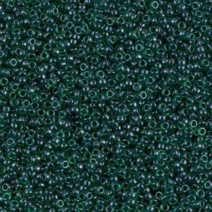 15-2241 Lined Emerald Luster Miyuki Seed Bead