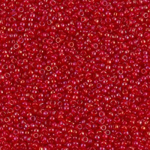15-2248 Lined Red AB Miyuki Seed Bead